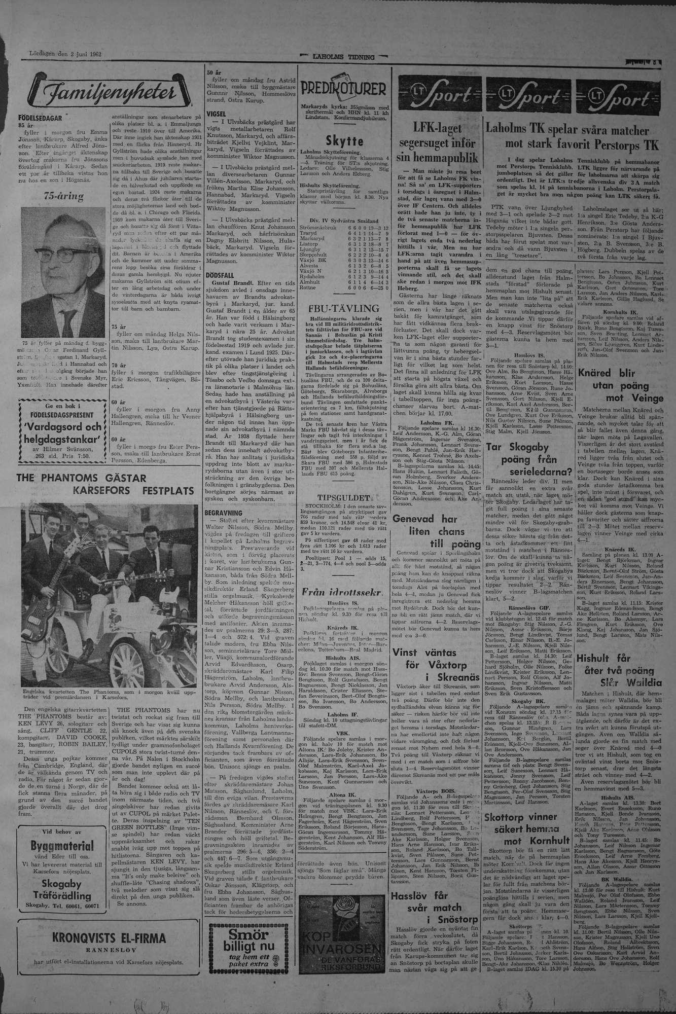 Laholms Tidning Lördag 2 juni 1962, sida 5