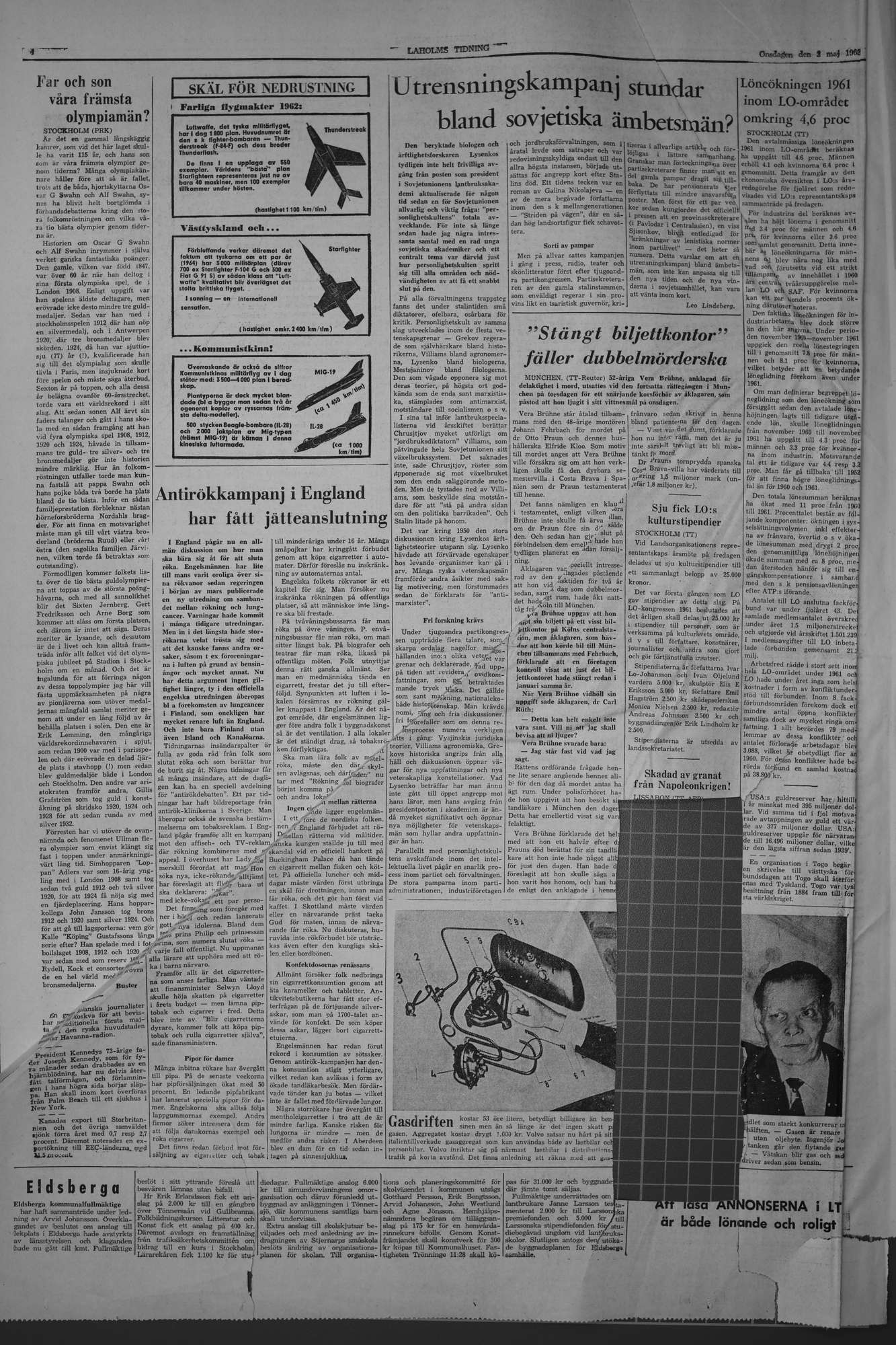 Laholms Tidning Onsdag 2 maj 1962, sida 4
