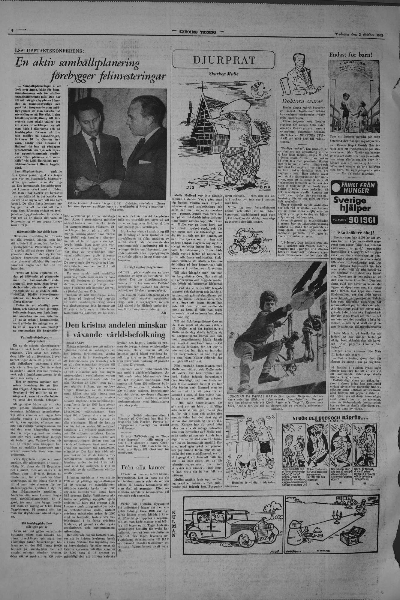 Laholms Tidning Tisdag 2 oktober 1962, sida 4