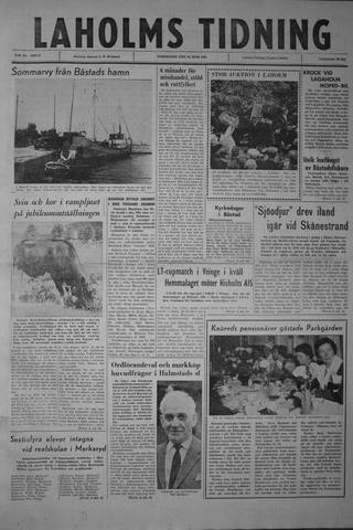 Förstasidan, Torsdag 21 juni 1962