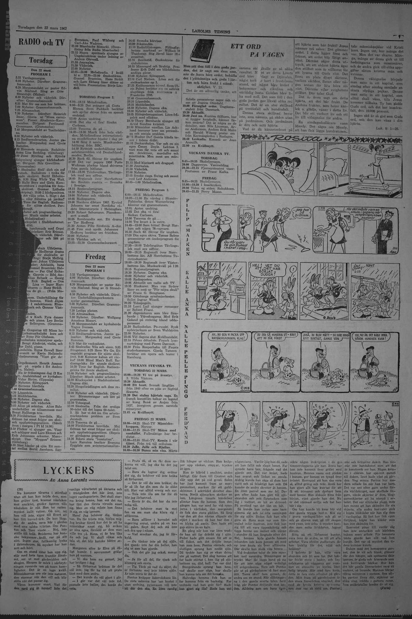Laholms Tidning Torsdag 22 mars 1962, sida 7