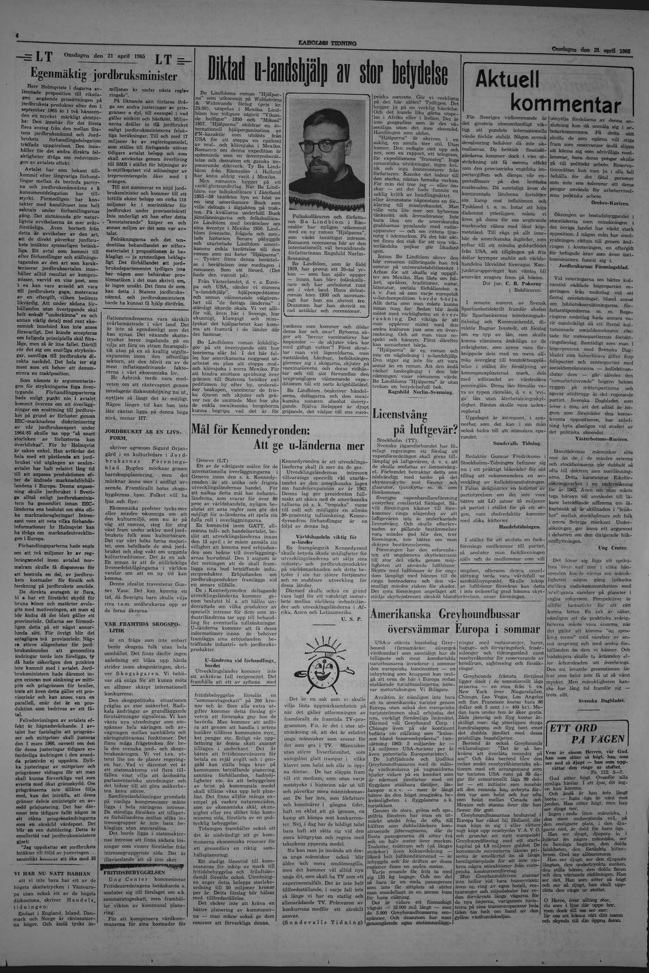 Laholms Tidning Onsdag 21 april 1965, sida 4