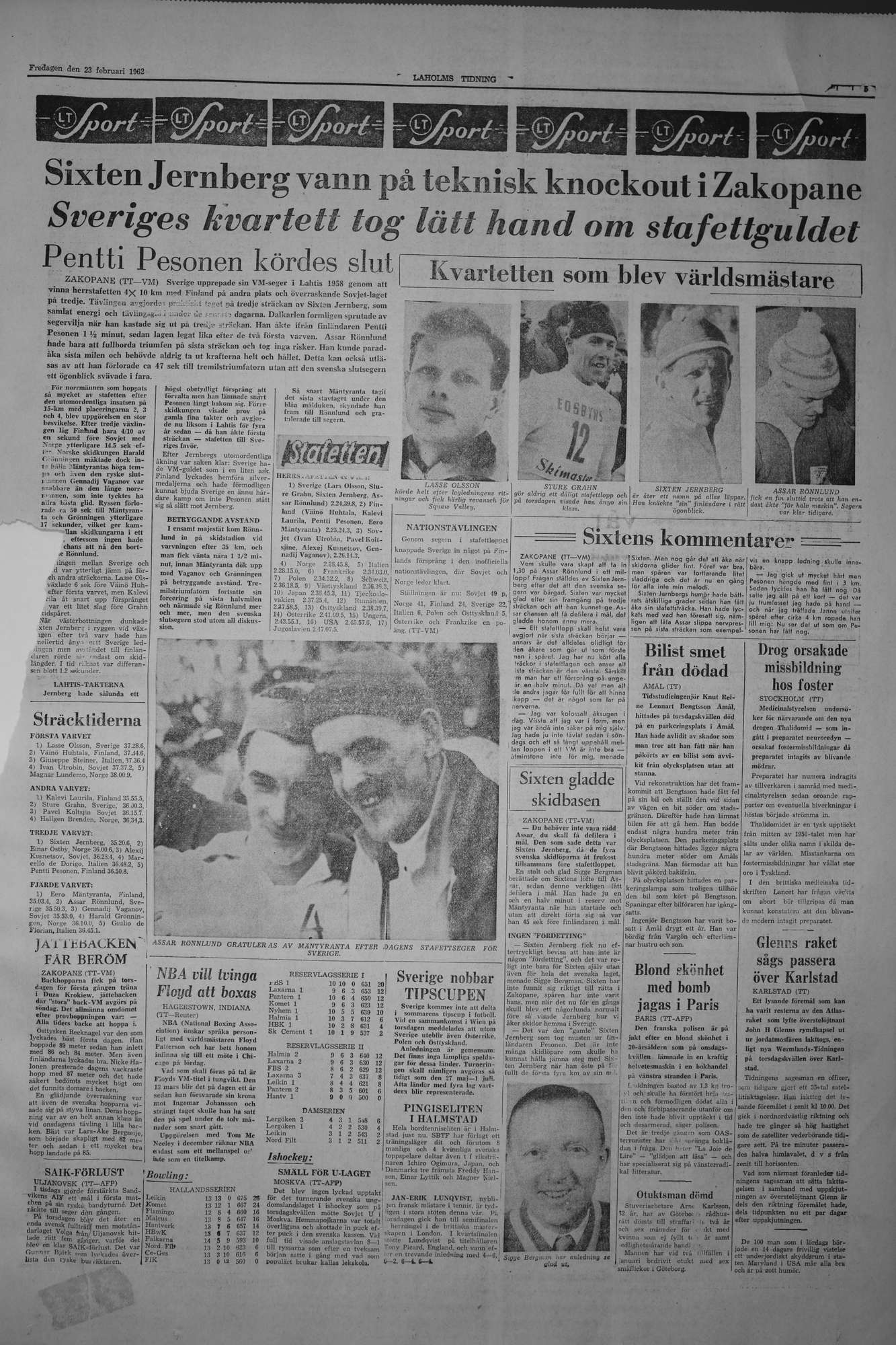 Laholms Tidning Fredag 23 februari 1962, sida 5