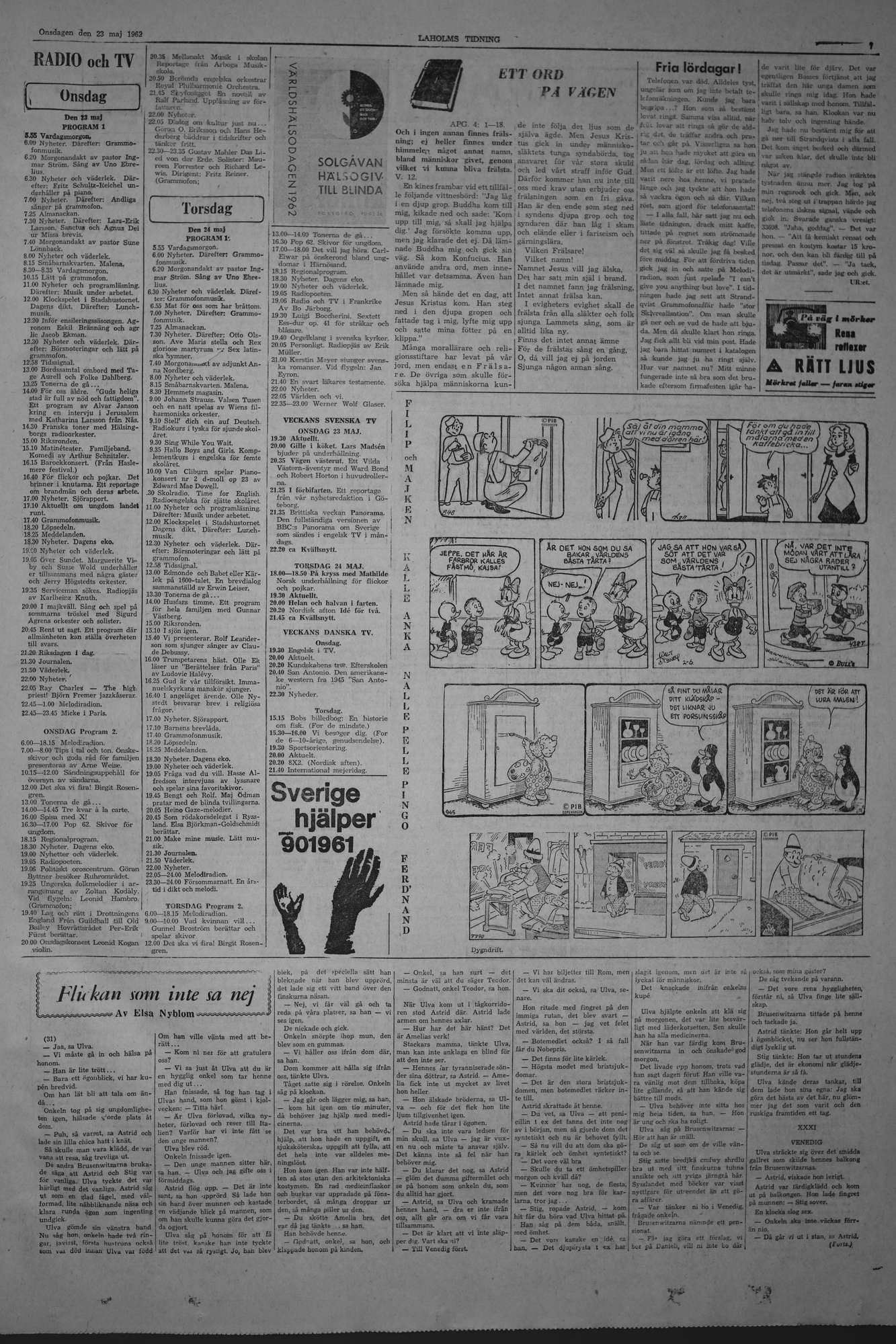 Laholms Tidning Onsdag 23 maj 1962, sida 7