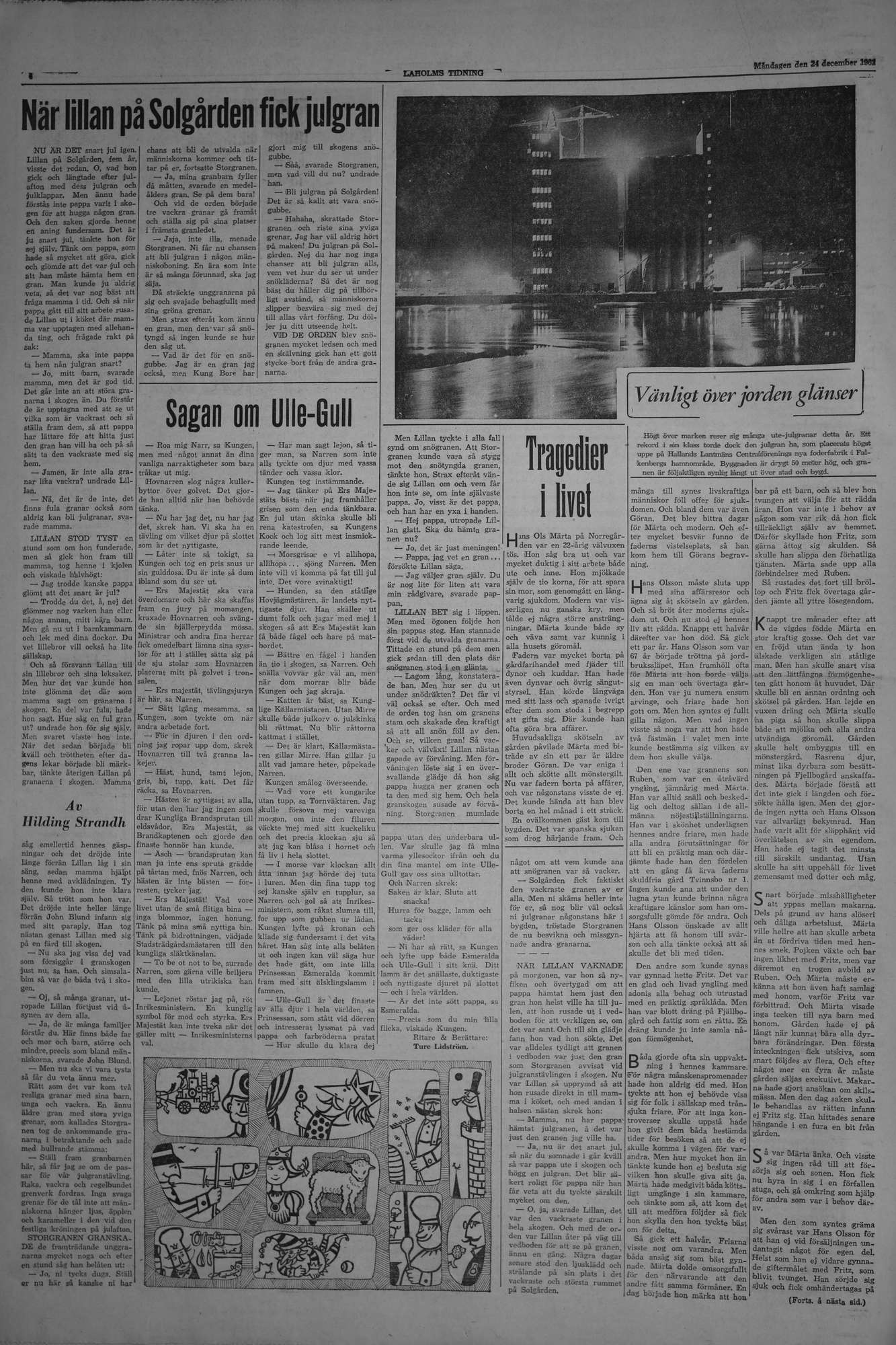 Laholms Tidning Måndag 24 december 1962, sida 4