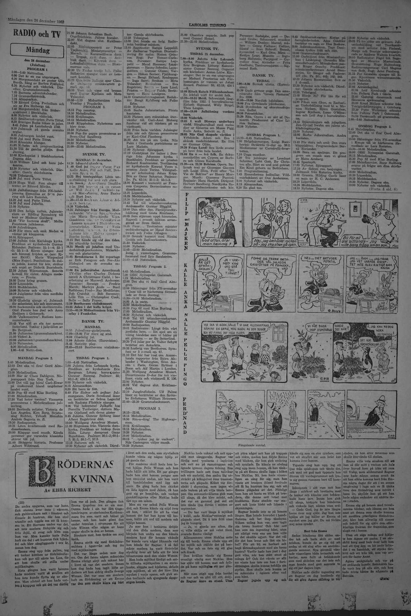 Laholms Tidning Måndag 24 december 1962, sida 7