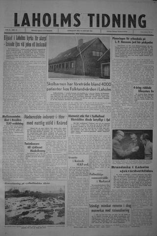 Förstasidan, Onsdag 24 januari 1962