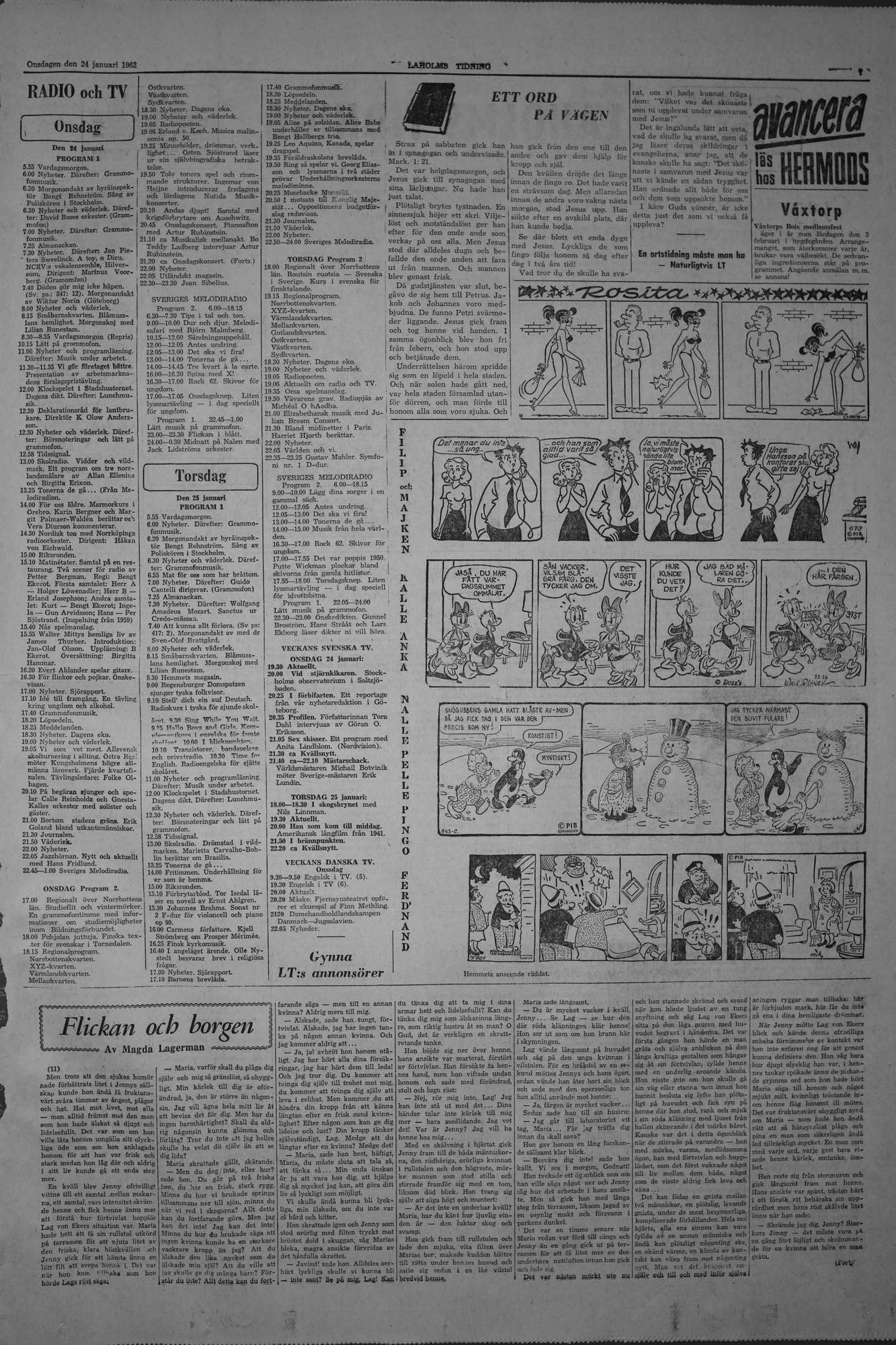 Laholms Tidning Onsdag 24 januari 1962, sida 7