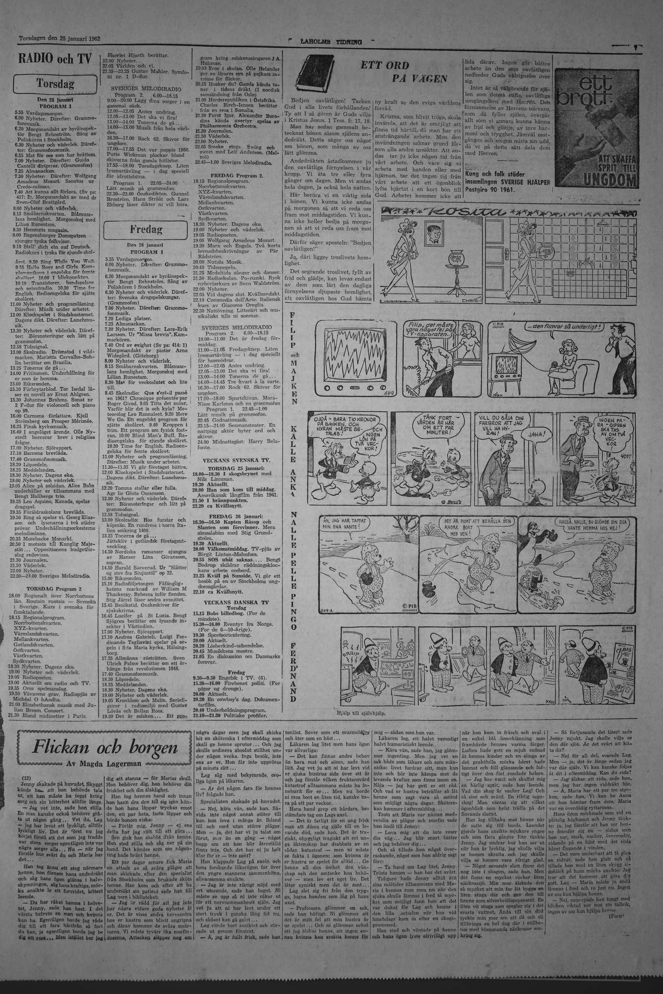 Laholms Tidning Torsdag 25 januari 1962, sida 7