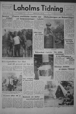 Förstasidan, Fredag 16 juli 1965