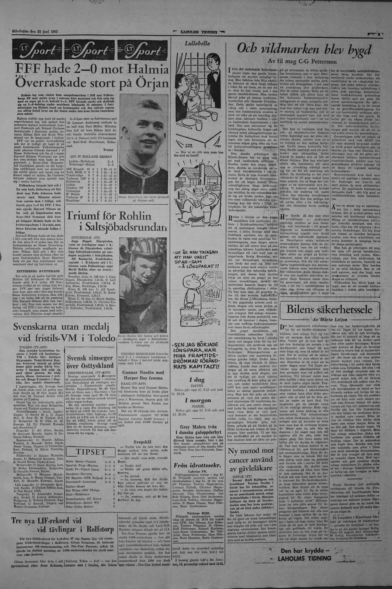 Laholms Tidning Måndag 25 juni 1962, sida 5