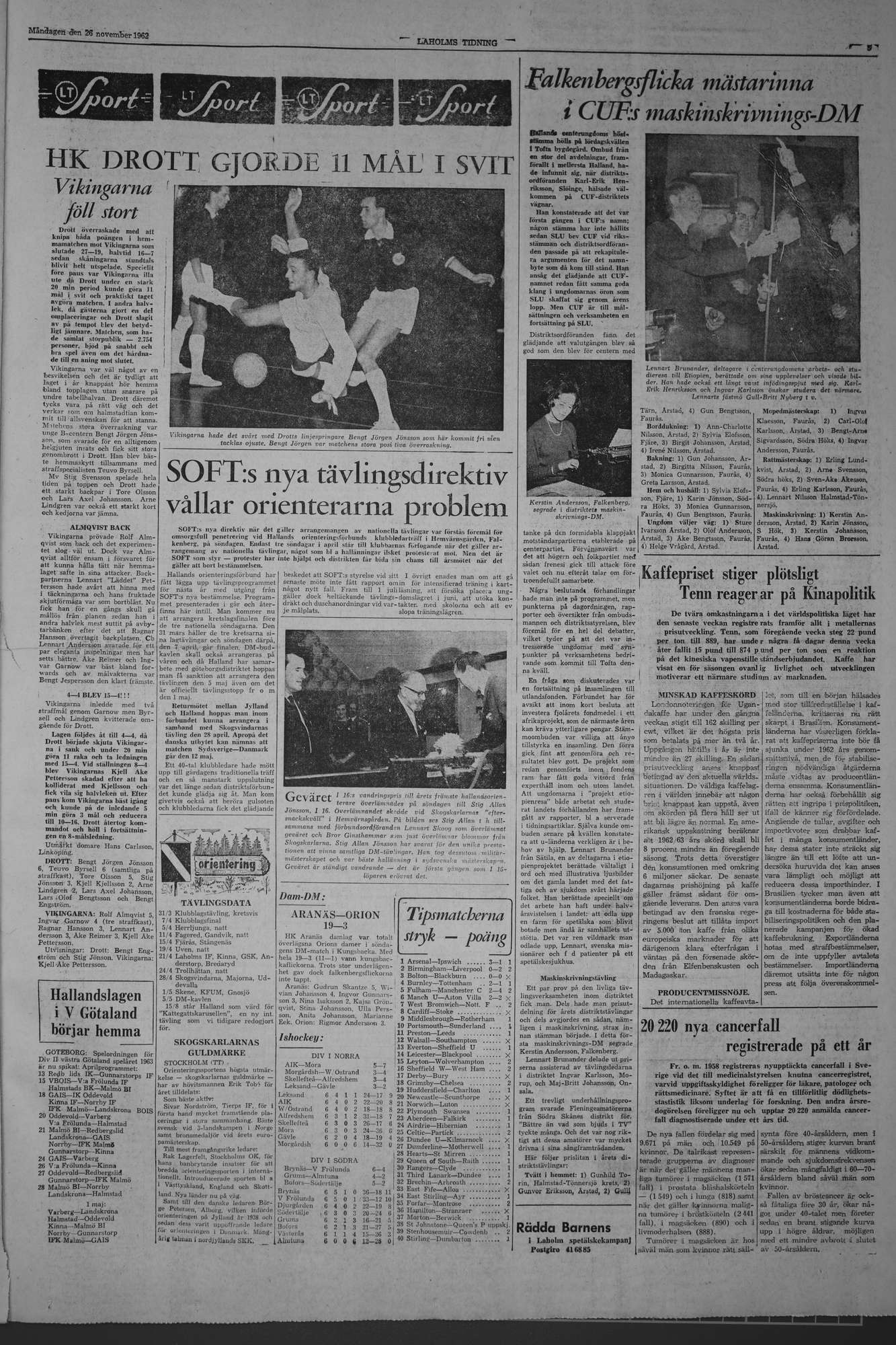 Laholms Tidning Måndag 26 november 1962, sida 5