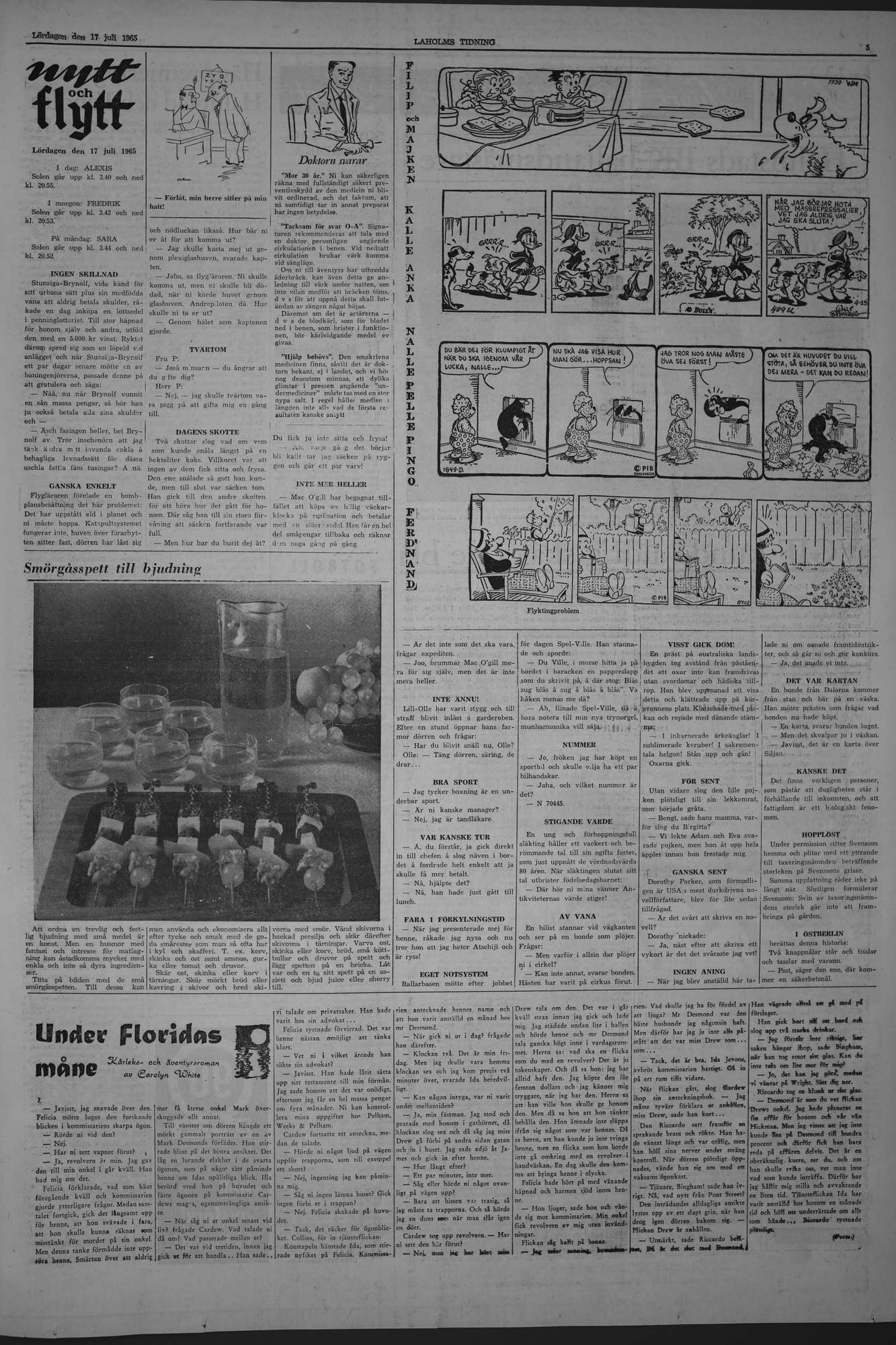Laholms Tidning Lördag 17 juli 1965, sida 5