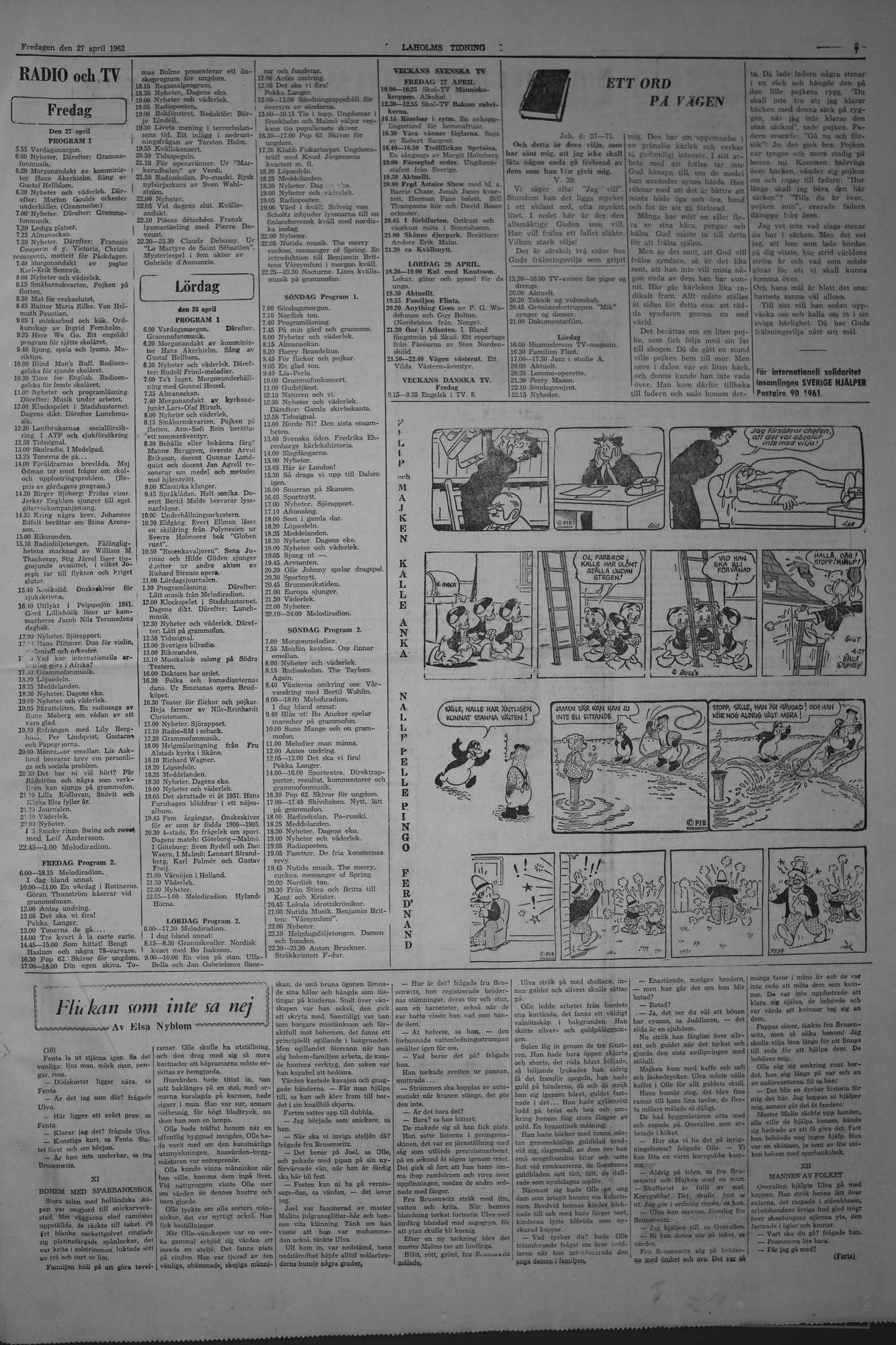 Laholms Tidning Fredag 27 april 1962, sida 7