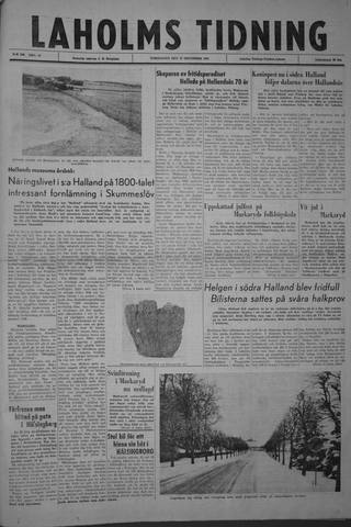 Förstasidan, Torsdag 27 december 1962