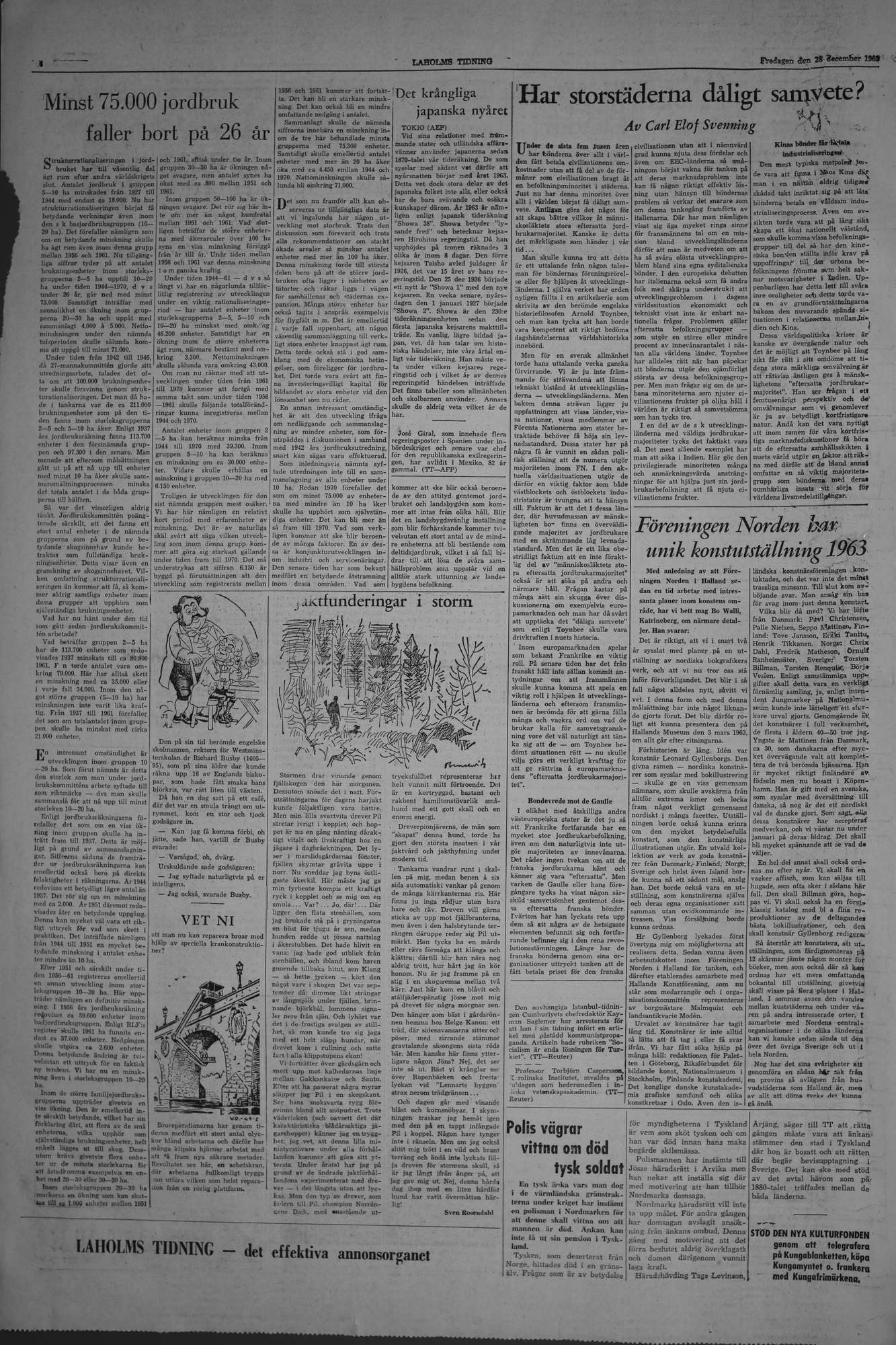 Laholms Tidning Fredag 28 december 1962, sida 4