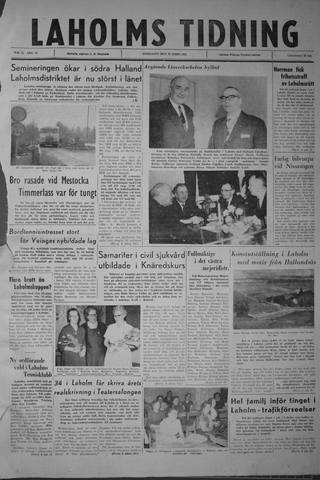 Förstasidan, Onsdag 28 mars 1962