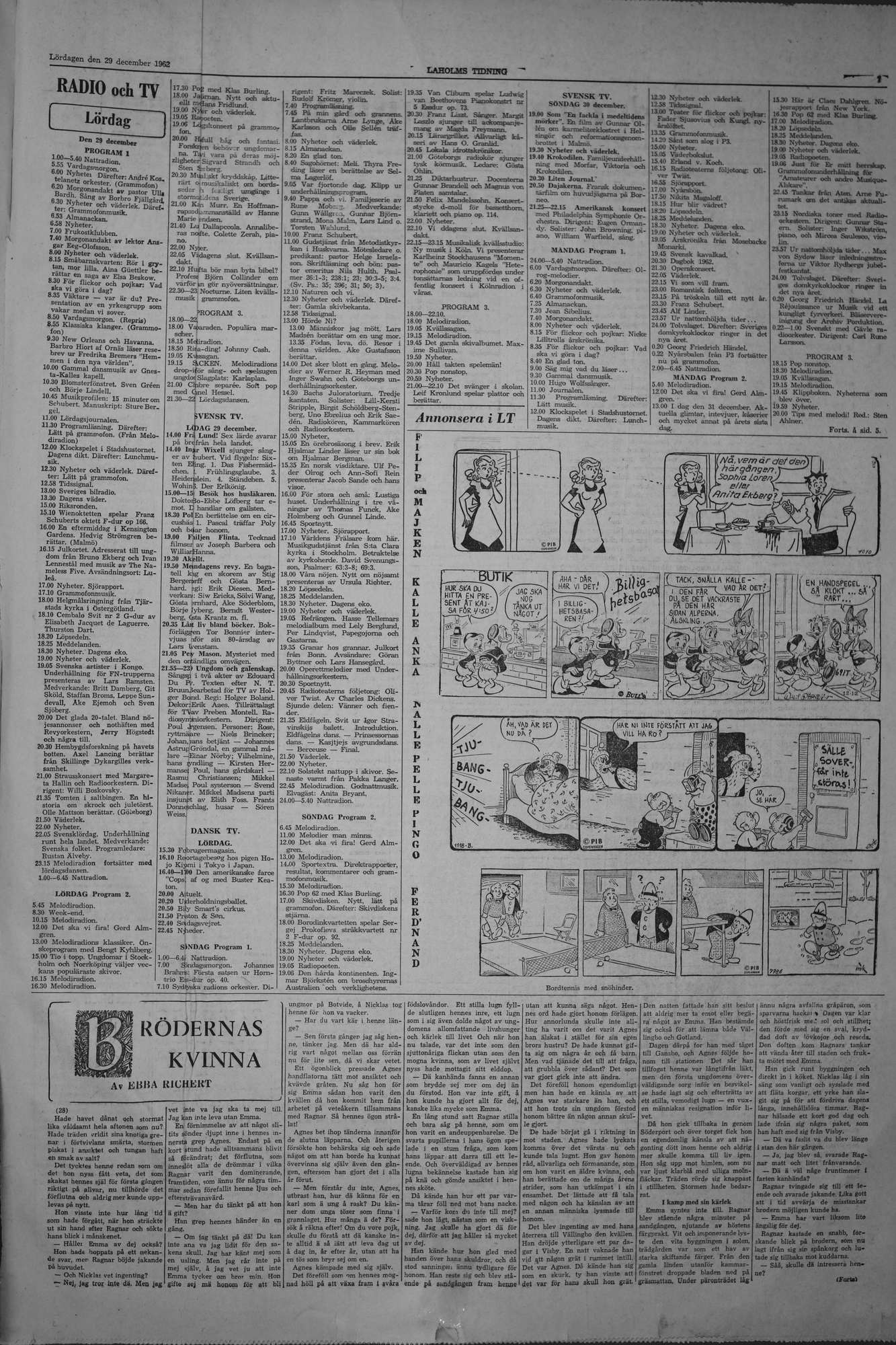 Laholms Tidning Lördag 29 december 1962, sida 7