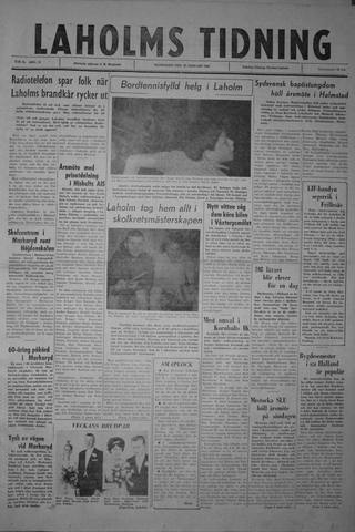 Förstasidan, Måndag 29 januari 1962