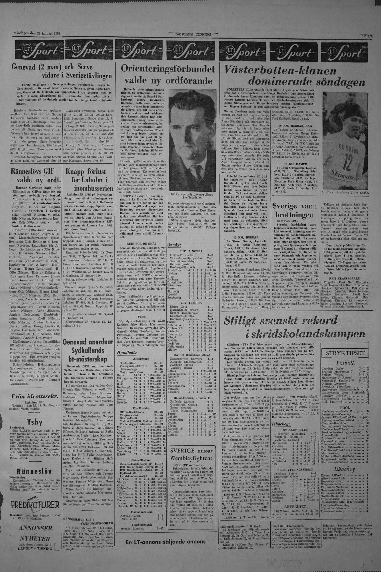 Laholms Tidning Måndag 29 januari 1962, sida 5
