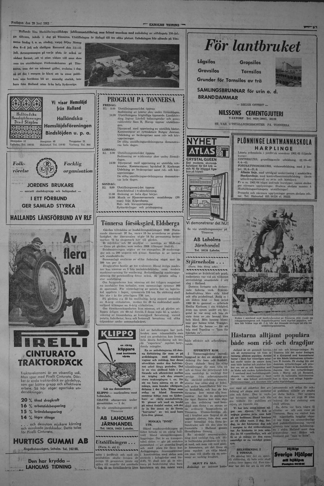 Laholms Tidning Fredag 29 juni 1962, sida 5