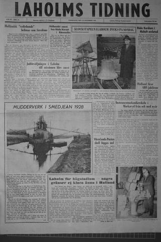 Förstasidan, Torsdag 29 november 1962