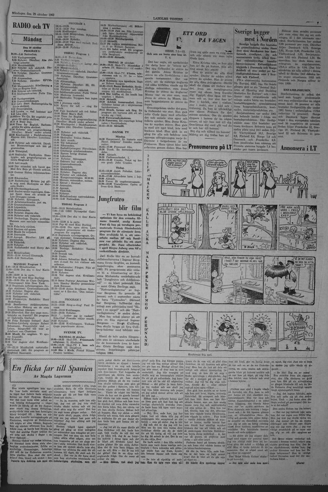 Laholms Tidning Måndag 29 oktober 1962, sida 5