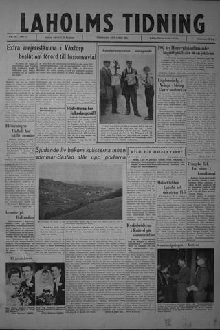 Förstasidan, Torsdag 3 maj 1962