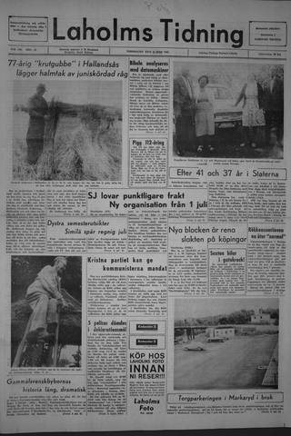 Förstasidan, Onsdag 2 juni 1965