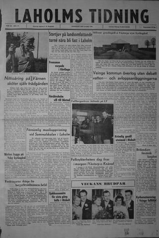 Förstasidan, Onsdag 30 maj 1962