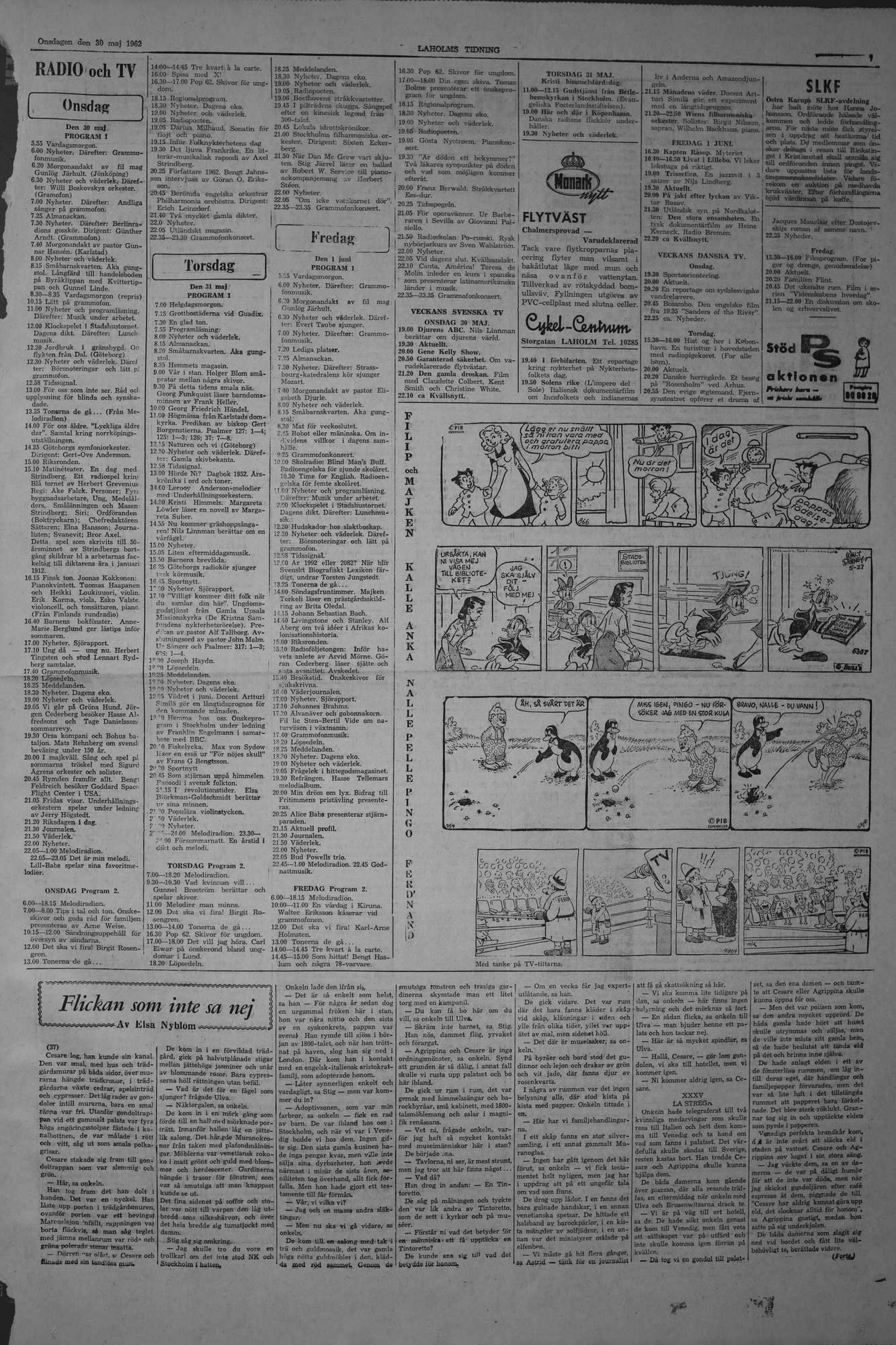 Laholms Tidning Onsdag 30 maj 1962, sida 7