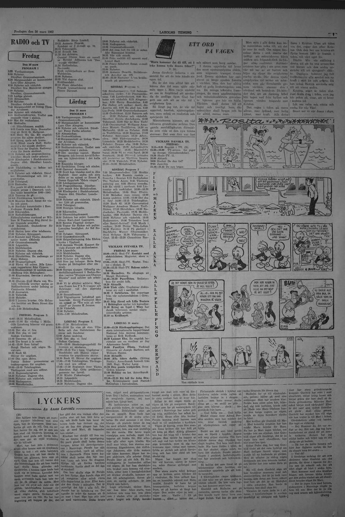 Laholms Tidning Fredag 30 mars 1962, sida 7