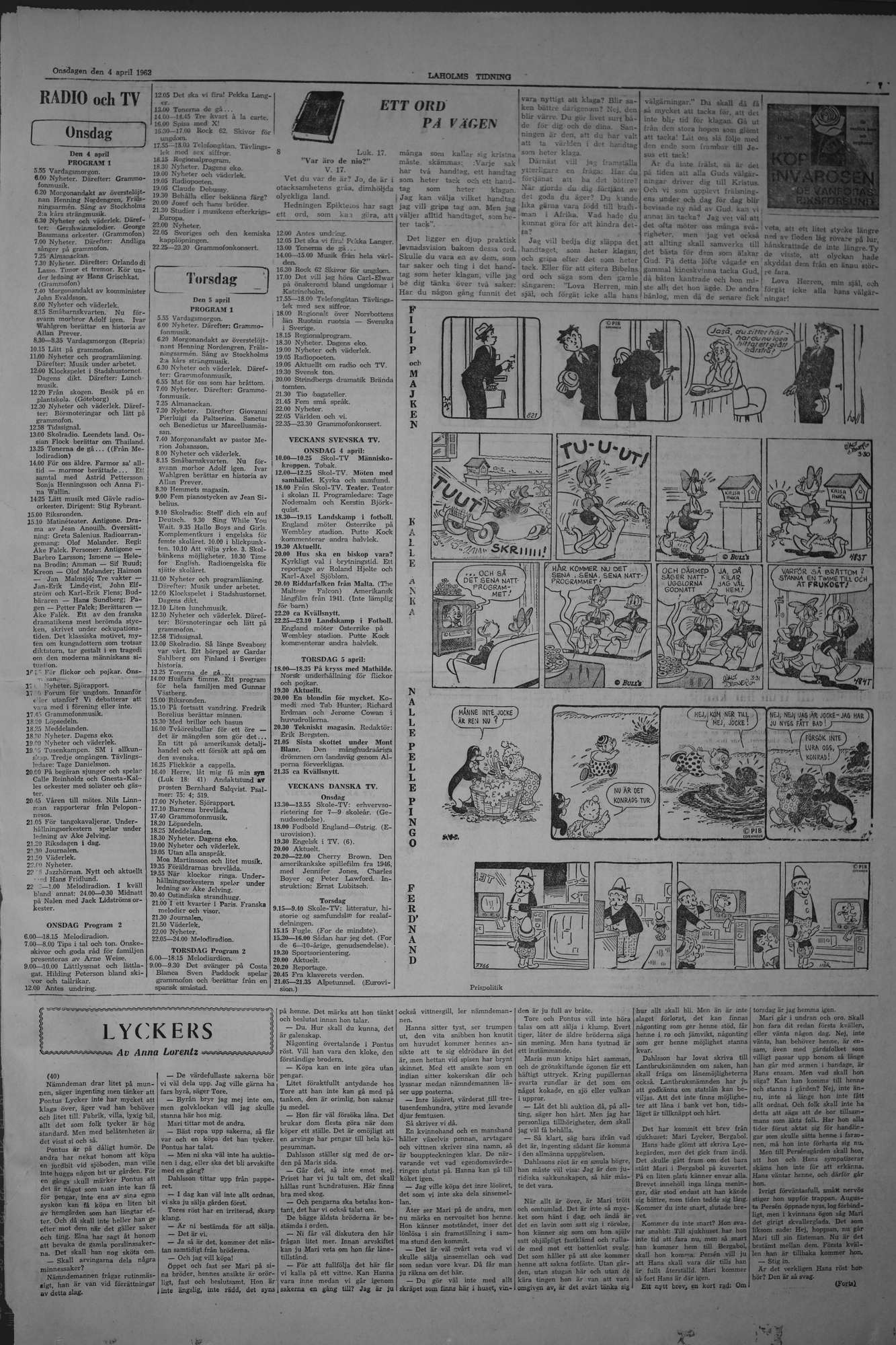 Laholms Tidning Onsdag 4 april 1962, sida 7
