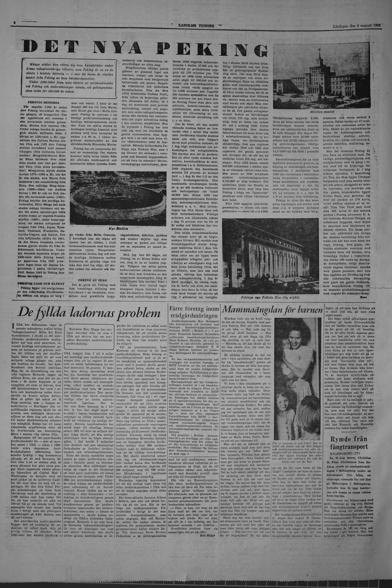 Laholms Tidning Lördag 4 augusti 1962, sida 4