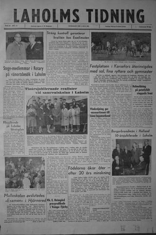 Förstasidan, Måndag 4 juni 1962