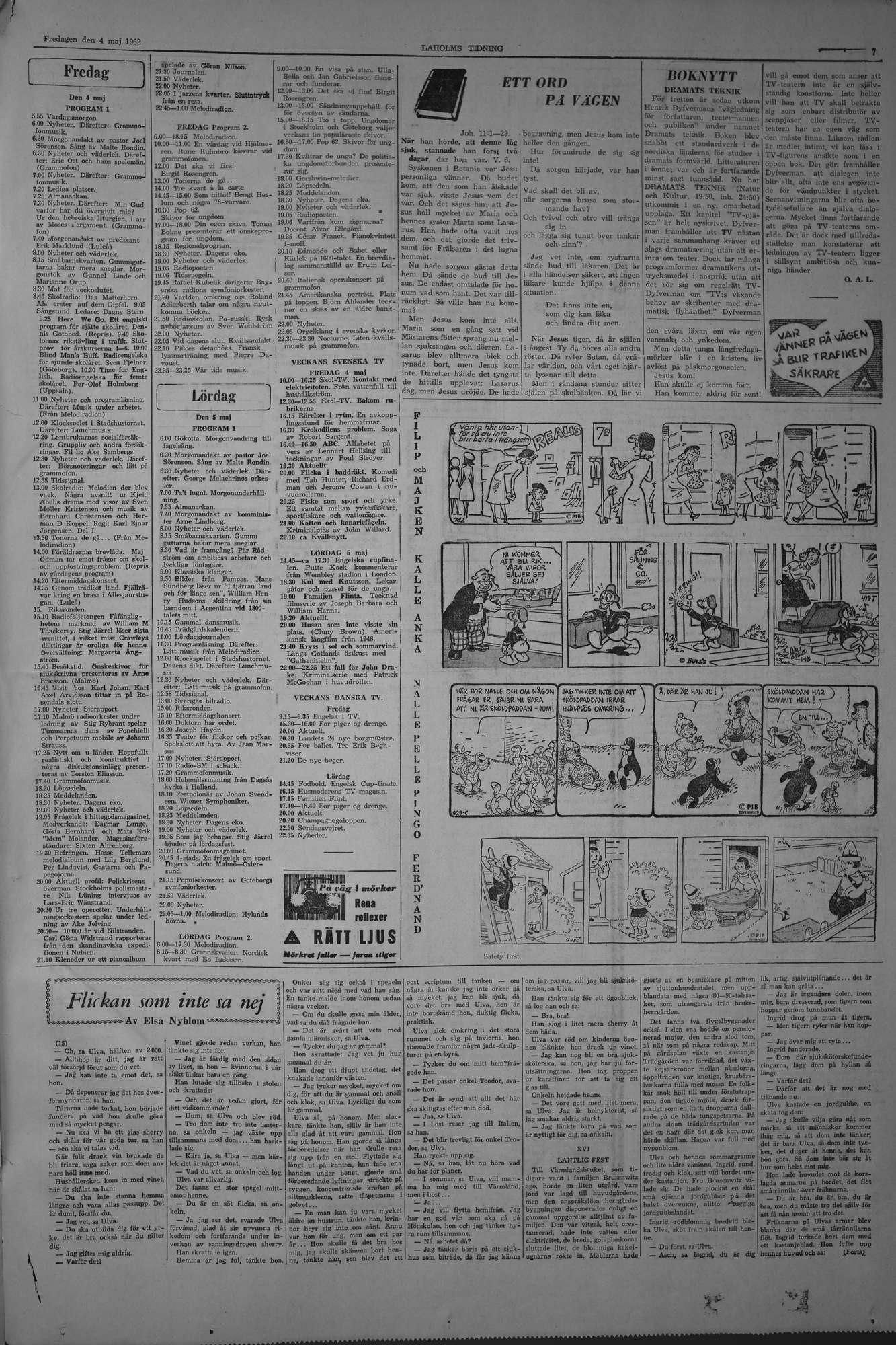 Laholms Tidning Fredag 4 maj 1962, sida 7