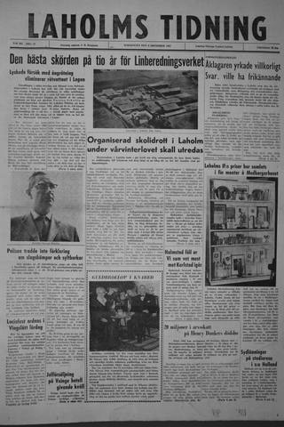 Förstasidan, Torsdag 6 december 1962