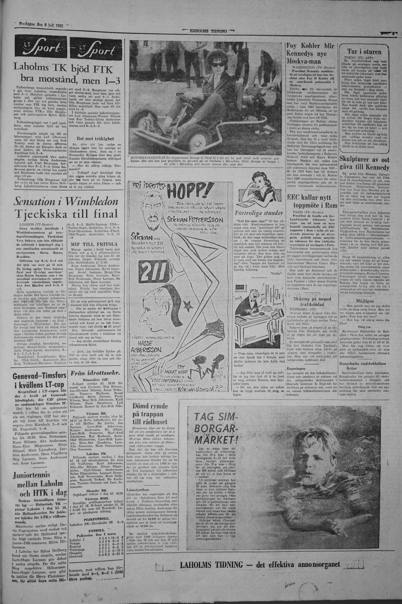 Laholms Tidning Fredag 6 juli 1962, sida 5