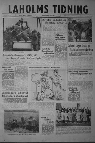 Förstasidan, Onsdag 6 juni 1962