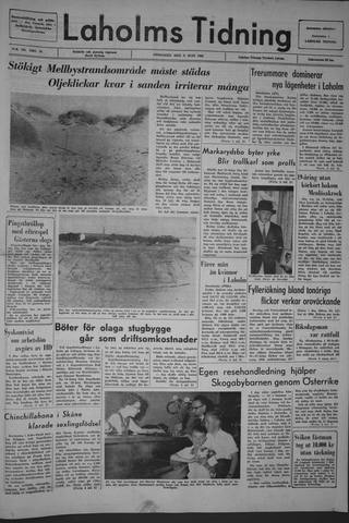 Förstasidan, Onsdag 9 juni 1965