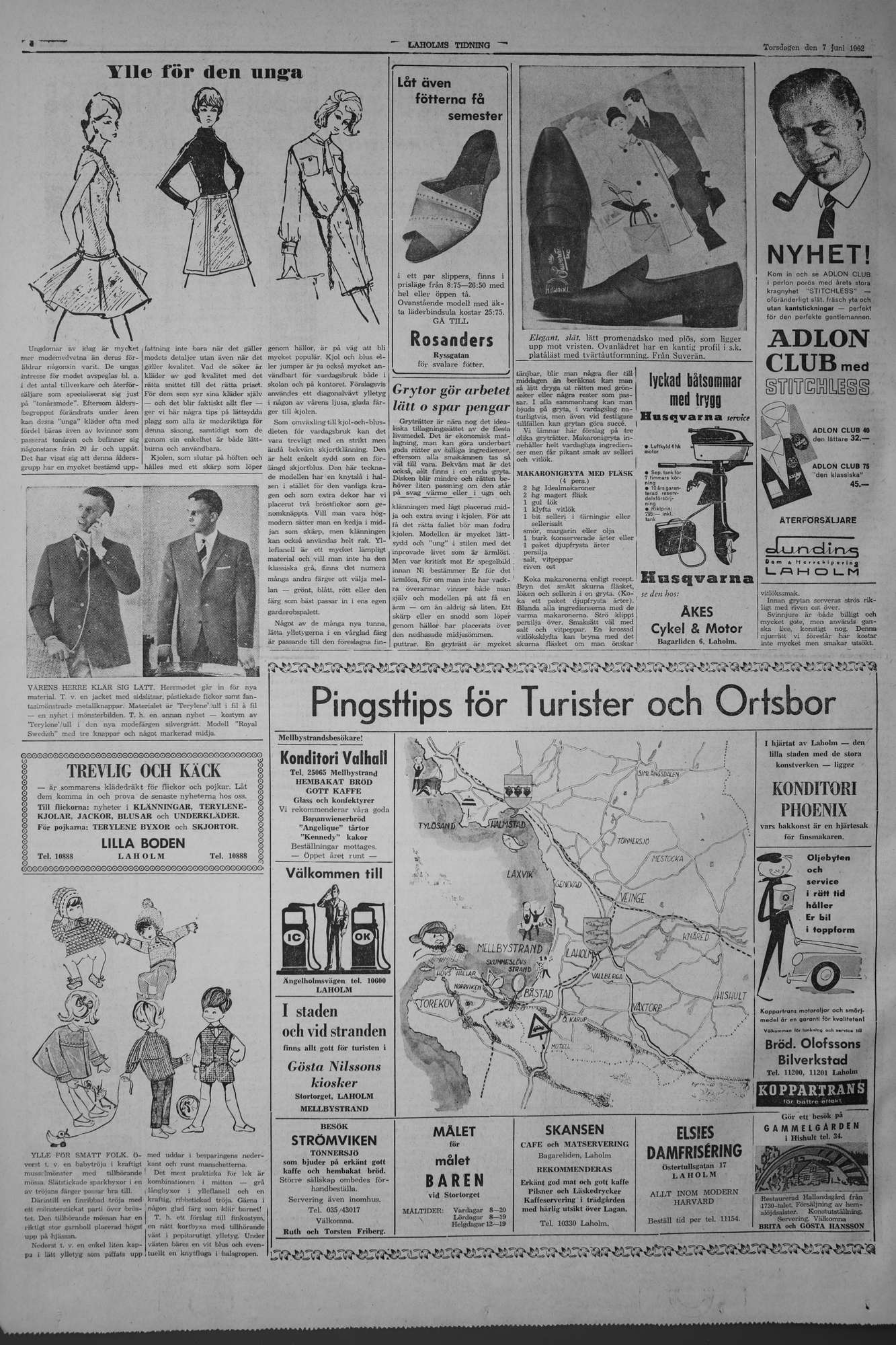Laholms Tidning Torsdag 7 juni 1962, sida 4