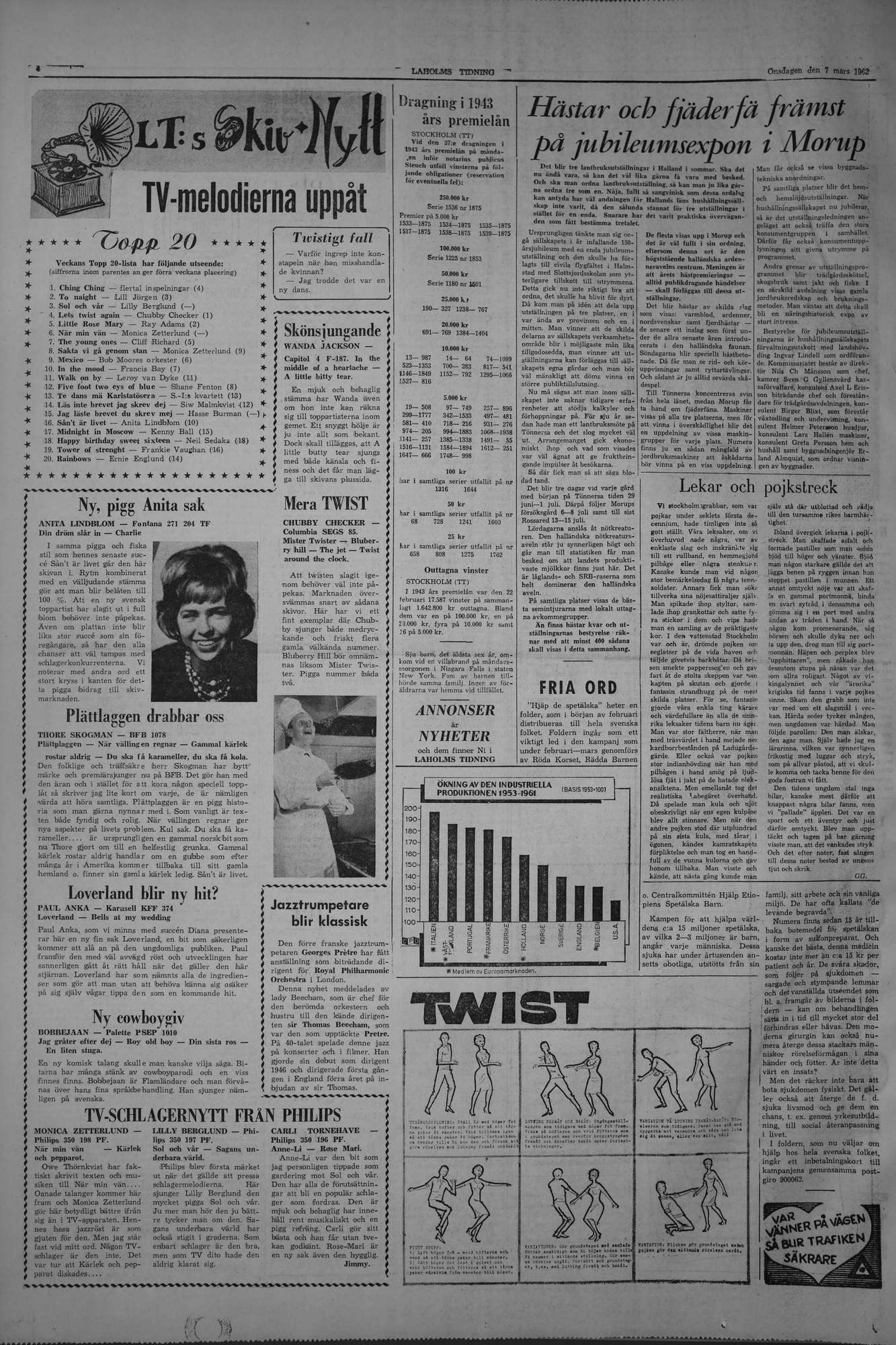 Laholms Tidning Onsdag 7 mars 1962, sida 4