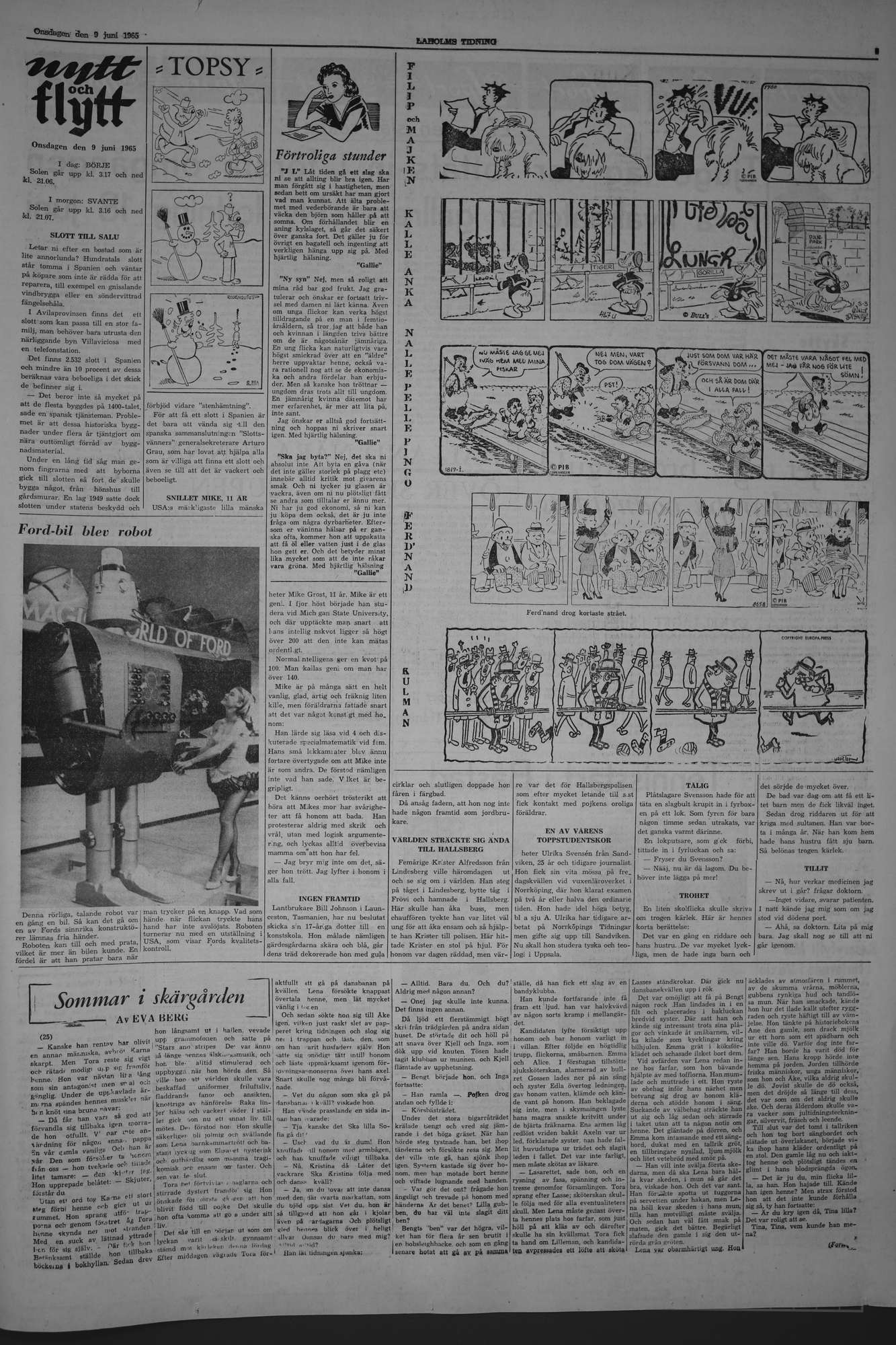Laholms Tidning Onsdag 9 juni 1965, sida 5