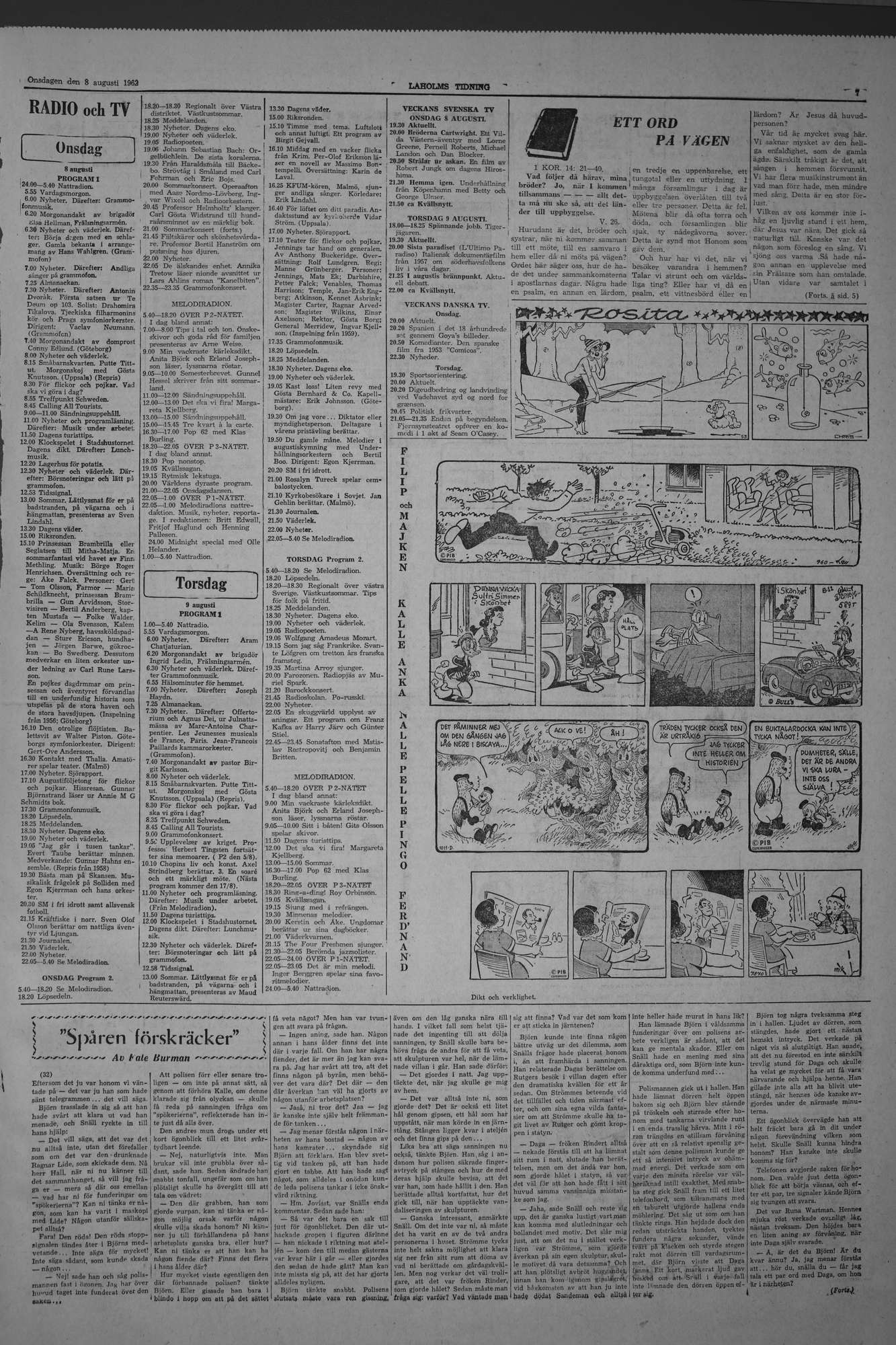 Laholms Tidning Onsdag 8 augusti 1962, sida 7