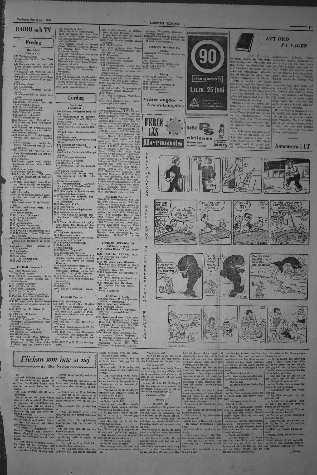 Laholms Tidning Fredag 8 juni 1962, sida 7