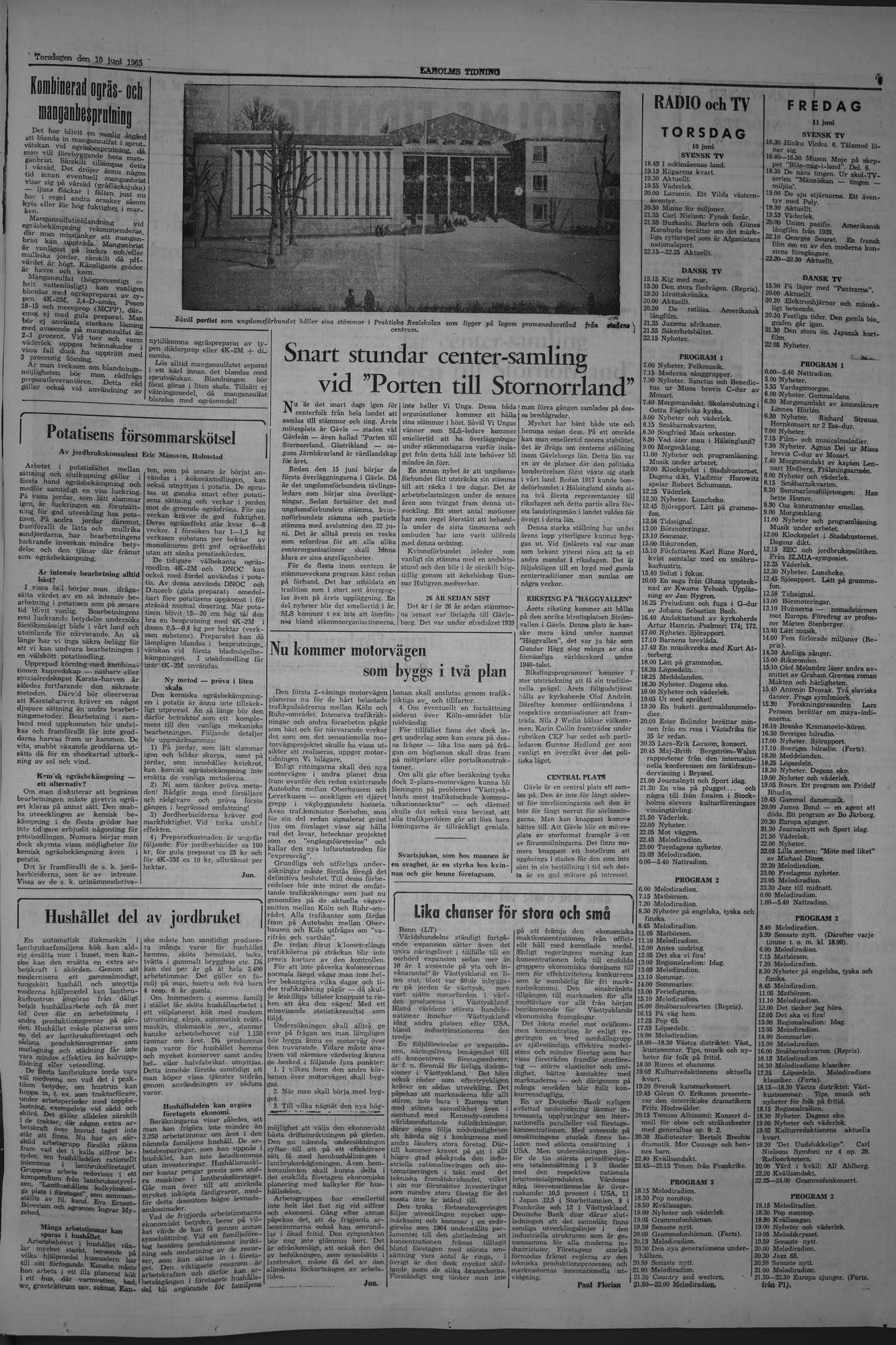 Laholms Tidning Torsdag 10 juni 1965, sida 7