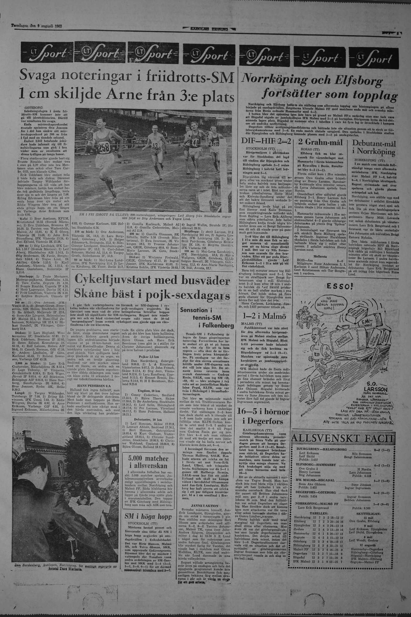Laholms Tidning Torsdag 9 augusti 1962, sida 5