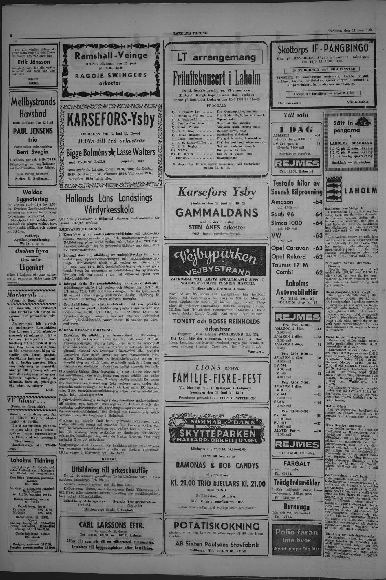 Laholms Tidning Fredag 11 juni 1965, sida 2