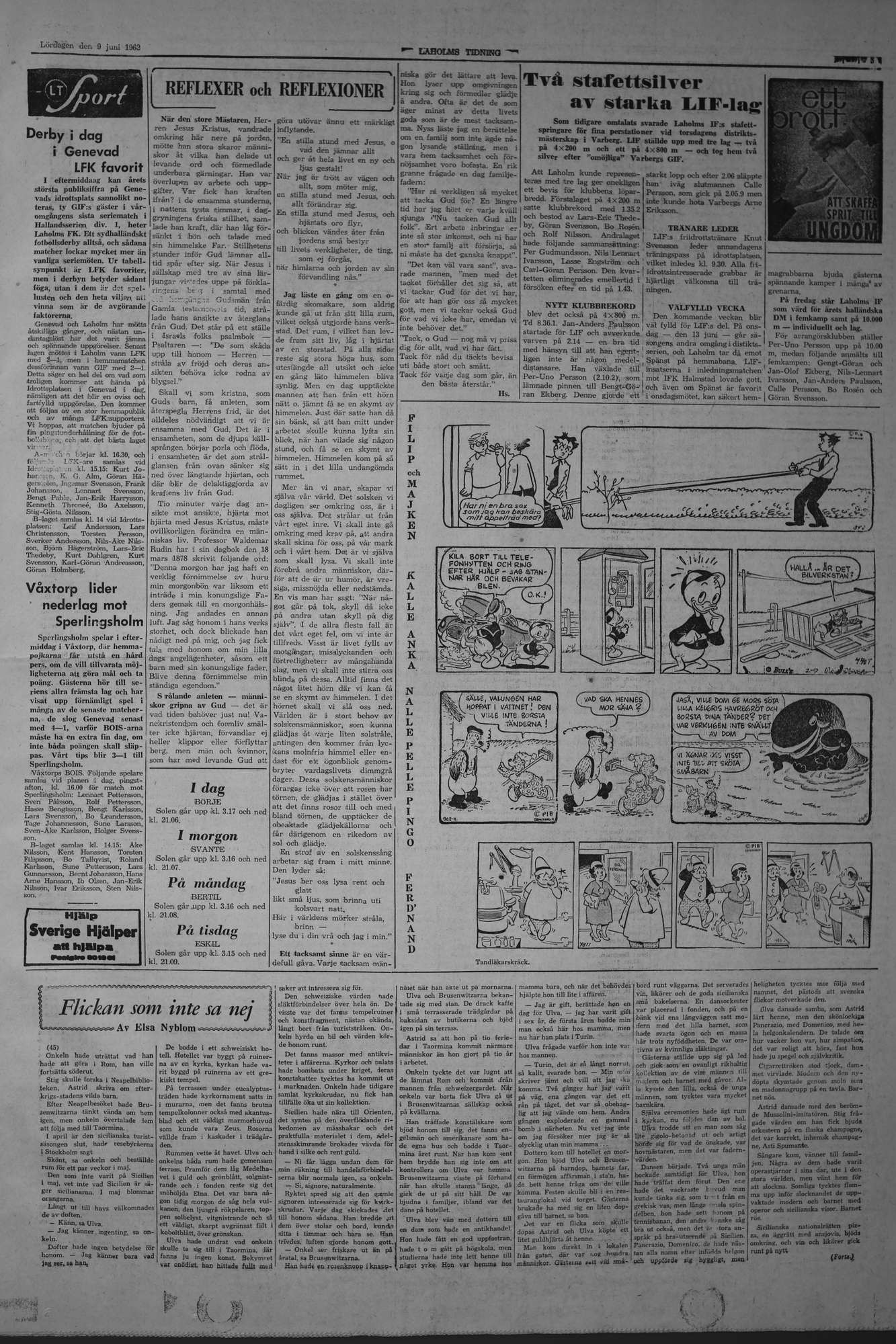 Laholms Tidning Lördag 9 juni 1962, sida 5