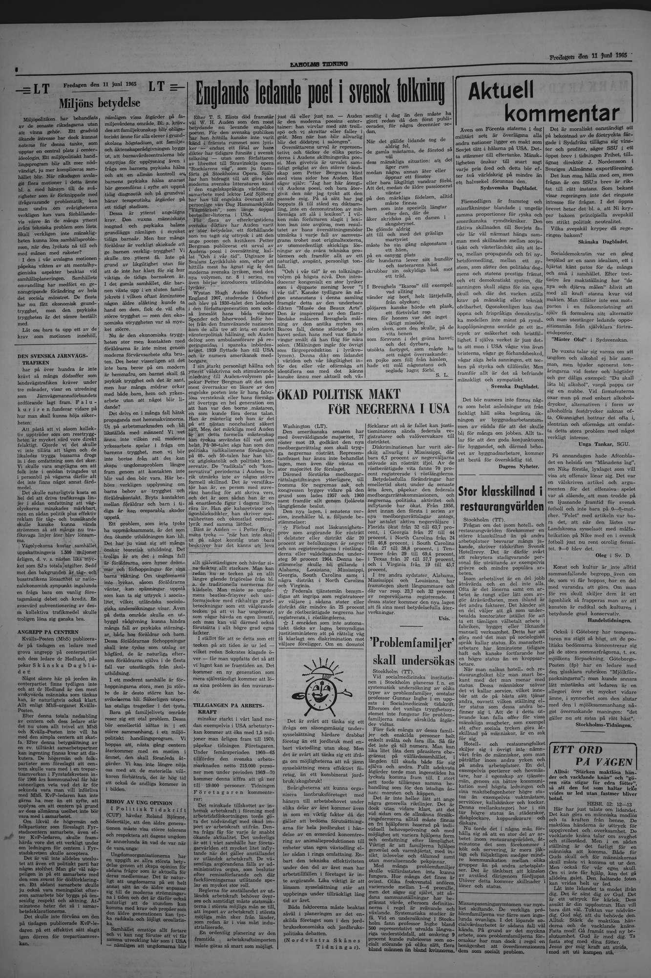 Laholms Tidning Fredag 11 juni 1965, sida 4